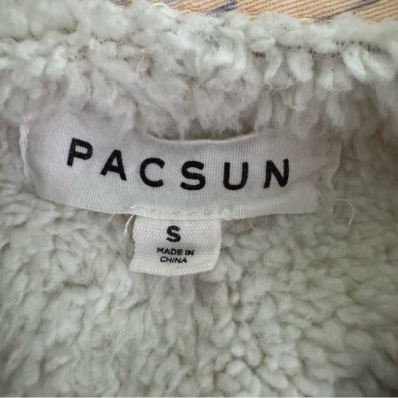 Pacsun Aztec Print Fleece Lined Snap Front Jacket Size Small - Picture 12 of 14